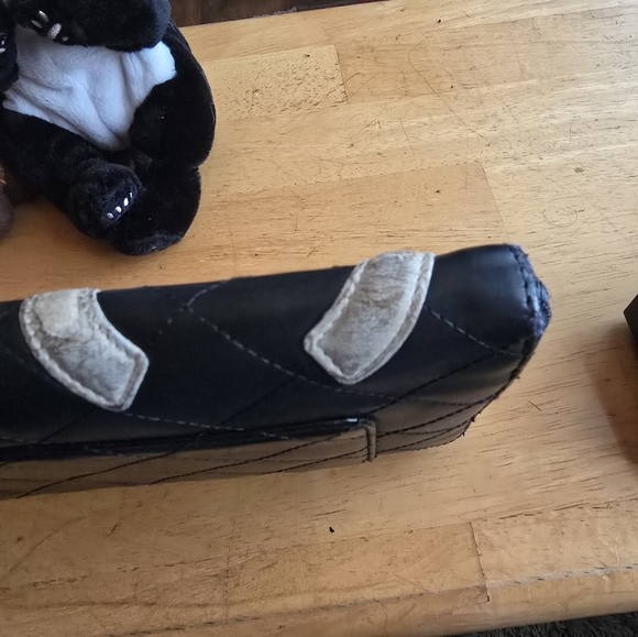 CHANEL | black quilted leather 'Cambon' coco mark zip-around wallet organizer - Picture 3 of 12